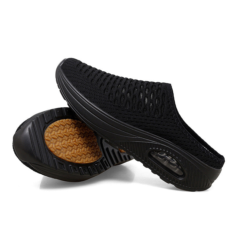 Mesh Mesh Slip-on Large Size Double-sided Slippers