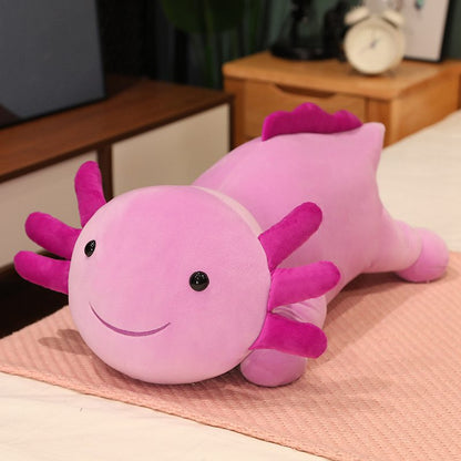 Giant Colorful Plush Toy Axolotl Salamander