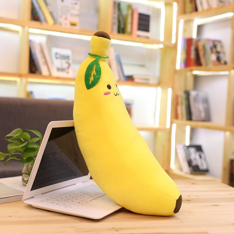 Smiley Banana Plush Pillow (35-80CM)