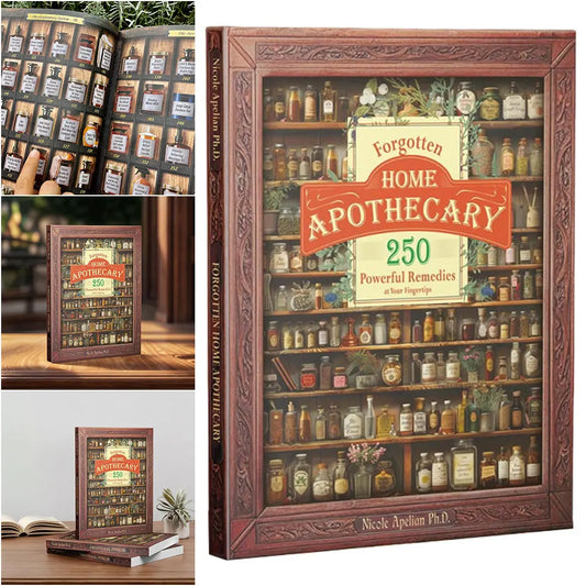 Forgotten Home Apothecary : 250 Powerful Remedies at Your Fingertips Paperback A4/A5 Book Healing Secrets for Everyday Wellness