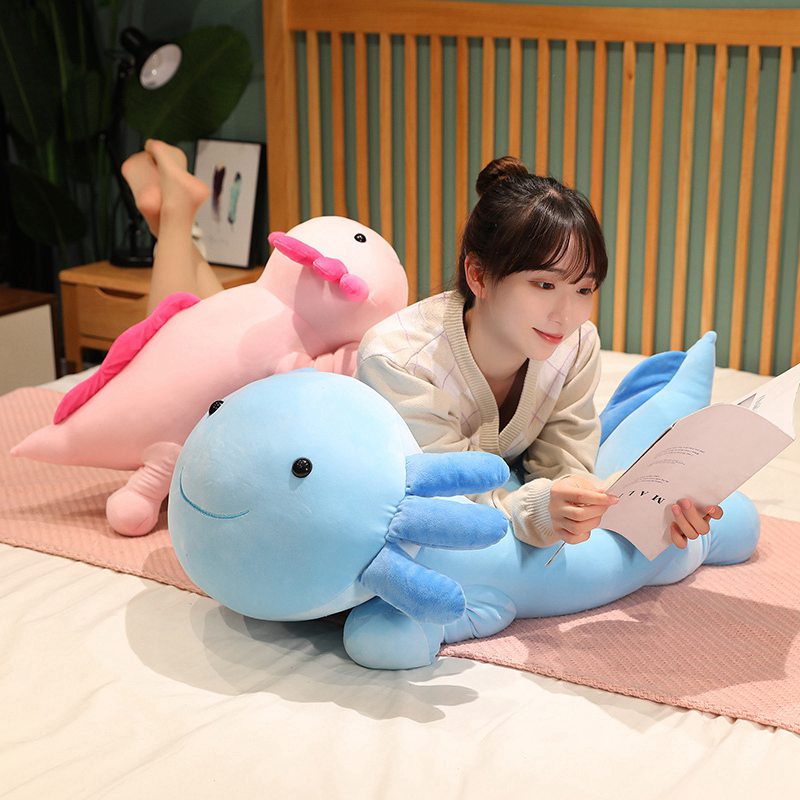 Giant Colorful Plush Toy Axolotl Salamander