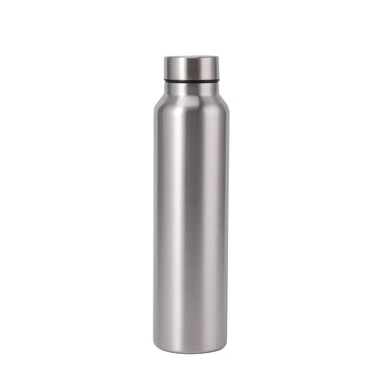 High Quality 1000ml Stainless Steel Sport Water Bottle Single-layer Rugged Water Cup Metal Flask Drinkware Camping Sports Gym