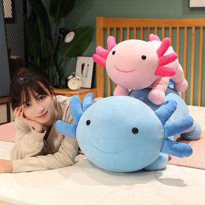 Giant Colorful Plush Toy Axolotl Salamander