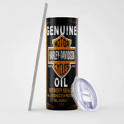 20oz Oil Can Tumbler, Truck and OilVintage STP Oil Treatment Mug - Unique Mechanic's Gift